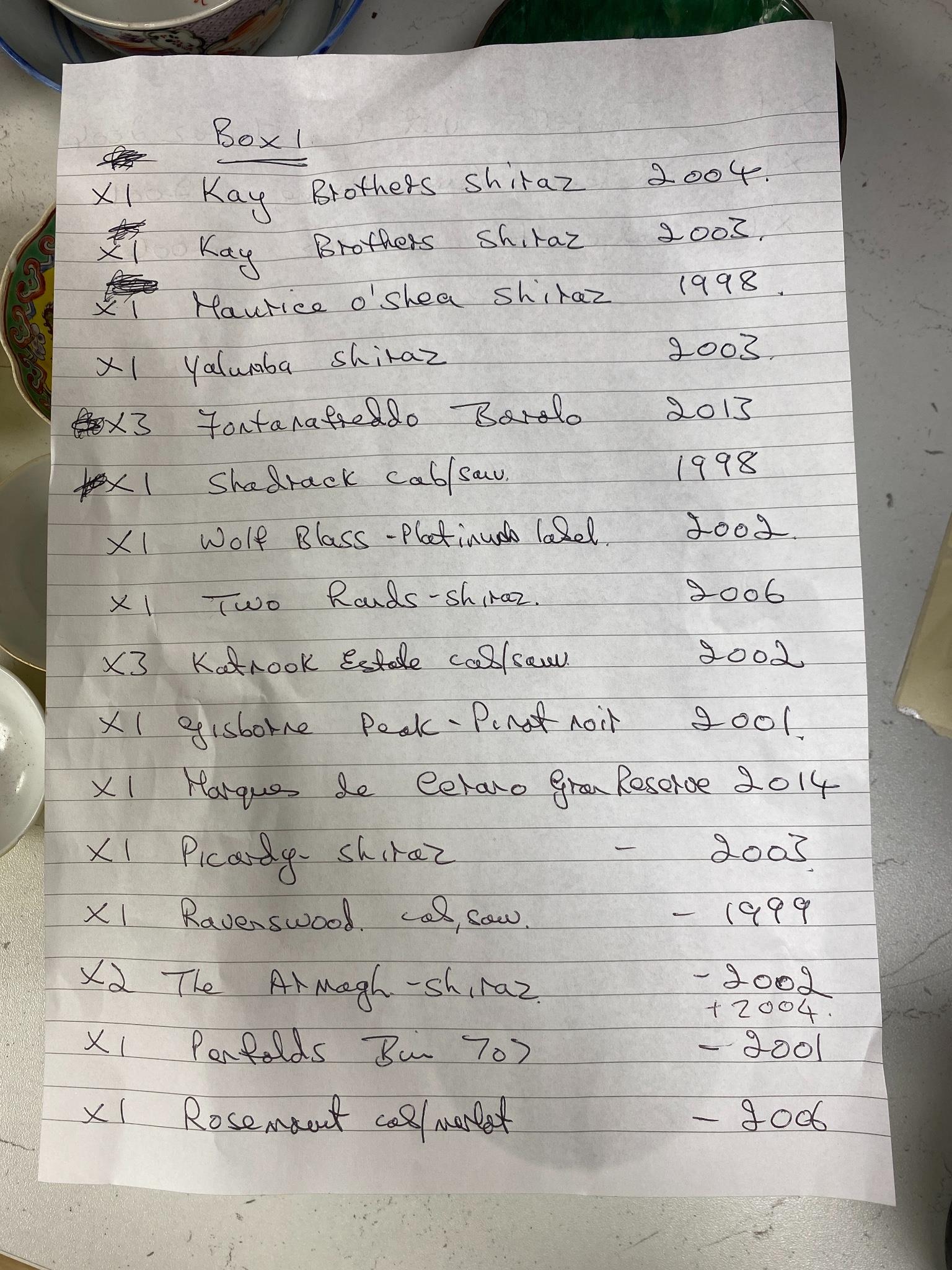 Twenty four assorted mainly Australian red wines, including Wolf Bass platinum label, 2002, Maurice O'Shea Shiraz, 1998, Ravenswood Cabernet Sauvignon, 1999 and three Fontanafreddo, Barolo, 2013, (see images for complete